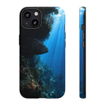 Grouper Reef Phone Case, Shadowed Ledge Light Tough Cover