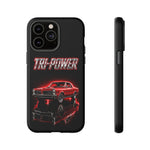 Tri-Power Classic Muscle Car GTO phone case | Retro Automotive Graphic
