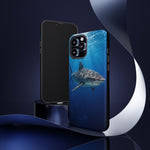 Tiger Shark Phone Case, Dappled Blue Water Tough Cover