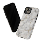 White Marble Pattern Phone Case | Tough Cover