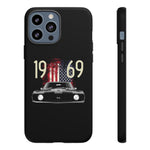 1969 Camaro SS American Flag Tough Phone Case Cover Gift Art