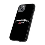 1970 Camaro Z28 White Silhouette Tough Phone Case Cover Gift