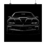 1993 Chevy Camaro Z28 Poster Wall Art Print Classic Muscle Car Garage Decor