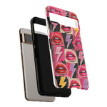 Pop Art Lips and Lightning Bolt Phone Case