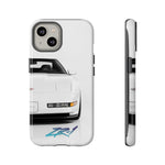 White C4 ZR1 Front View phone case | Car Print Tough Cover for Corvette Owners