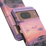 Silver Hakosuka Skyline Mirror Lake Tough Phone Case