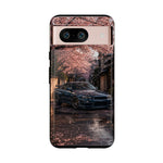 Cherry Blossom Street Scene R34 Skyline GTR Tough Case | Car Photo Cover