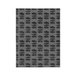 1968 Charger R/T Black Microfiber Throw Blanket Classic Muscle Car