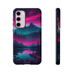 2 Rounds Canada Retina Artwork Vaporwave Phone Case – Landscape Aesthetic