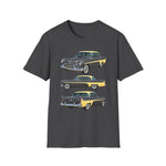 1956 DeSoto Fireflite Classic Car Trio T-Shirt | Vintage Retro Auto Tee