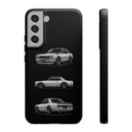 Silver Hakosuka Skyline Classic Sports Car Tough Phone Case for JDM Fans