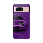 Purple Supra Phone Case, MK4 90s JDM Legend Tough Protective Cover for Men