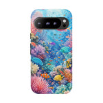 Underwater Coral Reef Phone Case | Colorful Tropical Fish Ocean Scene