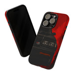 GNX Black Ember Red Tough Phone Case