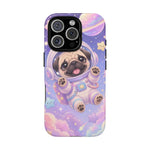 Cute Astronaut Pug Phone Case | Space Puppy Galaxy Stars