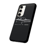 Vintage Galaxie 500 Phone Case | Classic Car Illustration, Black