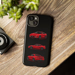 Red MR2 JDM Sports Car Phone Case Tough Multi View