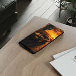 1974 Trans Am 455 Muscle Car Art Sunset phone case