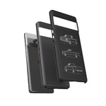 Black Silverado Classic Pickup Tough Phone Case for Chevy Truck Fans