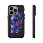 Holographic Skull Phone Case, Shattered Glass Iridescent Cover
