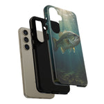 Largemouth Bass Phone Case, Sunlit Underwater Tough Cover, Gift