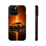 Z06 C8 Phone Case, Orange Racing Livery Studio Cover