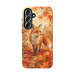Autumn Fox Woodland Art Tough Phone Case
