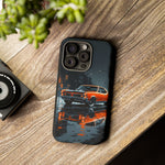 1966 GTO Orange Rainy City Tough Phone Case Cover Gift Art