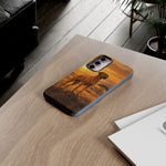 Rhodesian Ridgeback African Savanna Art Tough Phone Case