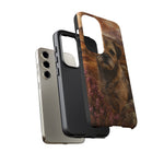 Border Terrier Earthy Watercolor Art Tough Phone Case