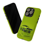 Green Cuda Muscle Car phone case for Gear Heads