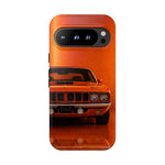Orange Cuda Phone Case, 71 Classic Muscle Car Tough Cover