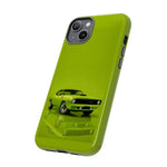 Green Cuda Muscle Car phone case for Gear Heads