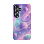 Pastel Galaxy Planet Vaporwave Art Tough Phone Case
