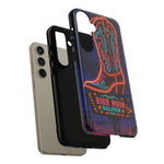 Neon Cowboy Boot phone case | High Noon Saloon design