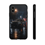 Black Camaro ZL1 Rainy Night Sports Car Phone Case | Tough Protective Cover
