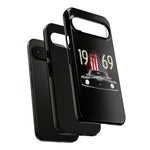 1969 Camaro SS American Flag Tough Phone Case Cover Gift Art