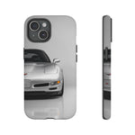 Silver C5 Sports Car Front View phone case | Tough Cover for Corvette Owners