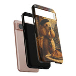 Poodle in Beret Phone Case | Vintage Paris Café Illustration