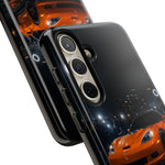 Orange C6 Neon Car Meet Tough Phone Case