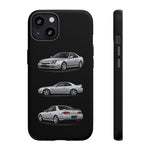 Silver Prelude Sports Coupe Tough Phone Case for JDM Fans
