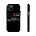 Z28 Camaro Phone Case Classic Muscle Car Patriotic Tough Cover Gift Art