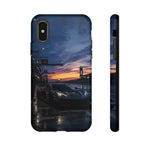 C8 GT Race Car Pit Lane Sunset Phone Case Tough Case