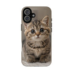 Munchkin Kitten Phone Case, Macro Close-Up Portrait Cover