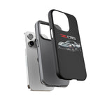 Silver C6 Z06 Phone Case for Chevy Fans, Tough Cover