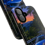 350Z Touge Blue Sports Car Road Sunset JDM phone case | Tough Cover