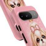 Shih Tzu Princess Kawaii Chibi Puppy Pet Dog Art Tough Phone Case