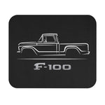 F100 1961 Pickup Truck Mouse Pad Classic Vintage Truck Outline Desk Mat Retro Automotive Gift