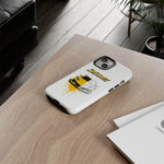 Z06 Corvette Phone Case, Yellow Sketch Reveal Chrome Cover