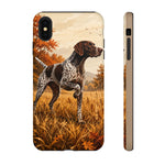 German Shorthaired Pointer Pointing Art Tough Phone Case